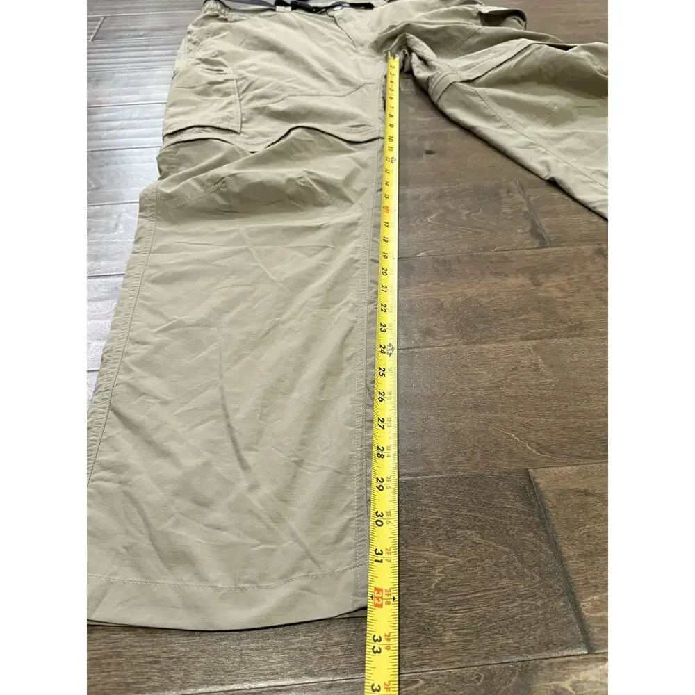Columbia Omni-Shade Mens Beige Convertible Hiking Outdoor Pants 38x32 XM0102 - Picture 8 of 10